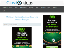 Tablet Screenshot of fr.classicasinos.com