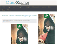 Tablet Screenshot of fi.classicasinos.com