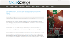 Desktop Screenshot of no.classicasinos.com