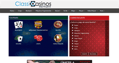 Desktop Screenshot of es.classicasinos.com